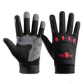 LANYIER Fall Winter Men Outdoor Motorcycle Gloves Riding Warm Windproof Anti-Slip Waterproof Touch Screen Gloves, Average