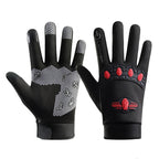 LANYIER Fall Winter Men Outdoor Motorcycle Gloves Riding Warm Windproof Anti-Slip Waterproof Touch Screen Gloves, Average