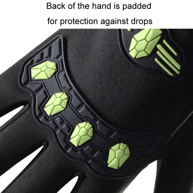 LANYIER Fall Winter Men Outdoor Motorcycle Gloves Riding Warm Windproof Anti-Slip Waterproof Touch Screen Gloves, Average