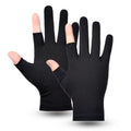 Outdoor Bicycle Riding Fishing Gloves Thin Breathable Anti-UV Sports Ice Silk Gloves, Men 2 Fingers Black, Men Half Finger Black, Men Full Finger Black, Men 2 Fingers Gray, Men Half Finger Gray, Men Full Finger Gray, Men Full Finger Navy               ...