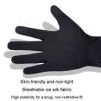Outdoor Bicycle Riding Fishing Gloves Thin Breathable Anti-UV Sports Ice Silk Gloves, Men 2 Fingers Black, Men Half Finger Black, Men Full Finger Black, Men 2 Fingers Gray, Men Half Finger Gray, Men Full Finger Gray, Men Full Finger Navy               ...