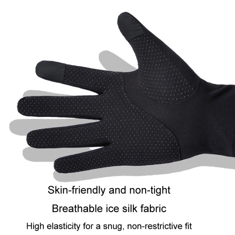 Outdoor Bicycle Riding Fishing Gloves Thin Breathable Anti-UV Sports Ice Silk Gloves, Men 2 Fingers Black, Men Half Finger Black, Men Full Finger Black, Men 2 Fingers Gray, Men Half Finger Gray, Men Full Finger Gray, Men Full Finger Navy               ...