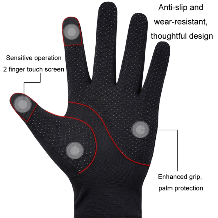 Outdoor Bicycle Riding Fishing Gloves Thin Breathable Anti-UV Sports Ice Silk Gloves, Men 2 Fingers Black, Men Half Finger Black, Men Full Finger Black, Men 2 Fingers Gray, Men Half Finger Gray, Men Full Finger Gray, Men Full Finger Navy               ...