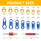 Car Air Conditioning Pipe Removal Tools Set Fuel Pipe Quick Removal Tool, 16pcs /Box