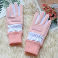Winter Ski Velvet Warm Gloves Touch Screen Outdoor Riding Waterproof Windproof Gloves, Average