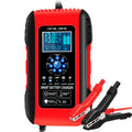 ANHTCzyx 12V/24V 6-180AH 7-Stage Smart Car Motorcycle Battery Charger, EU Plug, US Plug, UK Plug, AU Plug