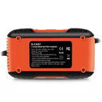 ANHTCzyx 12V/24V 6-180AH 7-Stage Smart Car Motorcycle Battery Charger, EU Plug, US Plug, UK Plug, AU Plug
