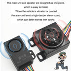 48-72V Electric Motorcycle One-Button Start Remote Lock Anti-Theft Alarm, Two-wheeler, Three-wheeler