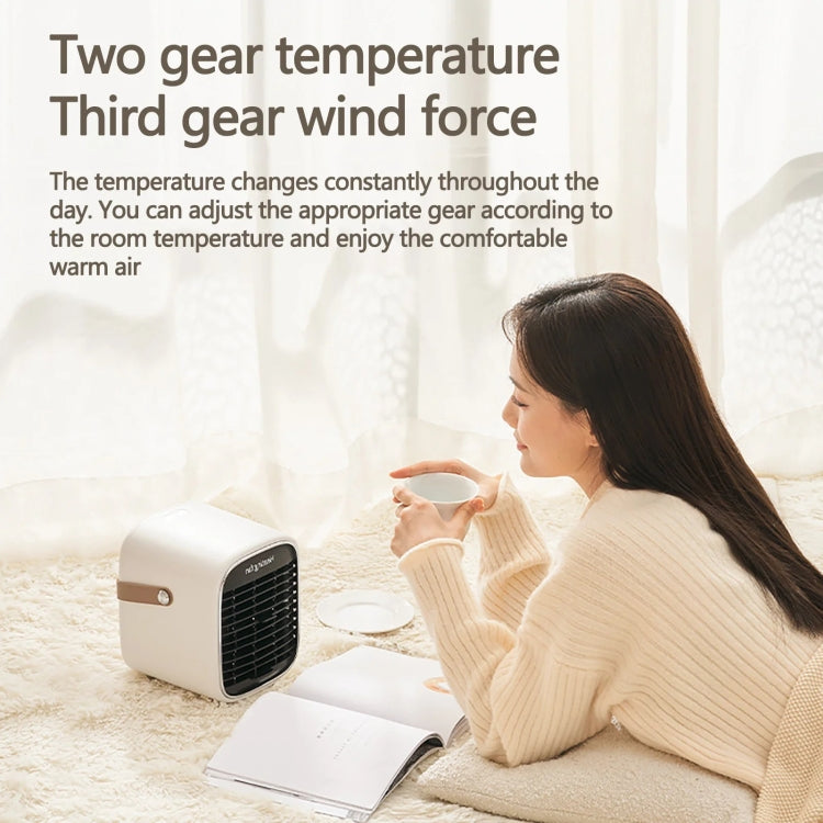 Y36 Mini Portable Desktop Heater Home Office Electric Heater, US Plug Green, EU Plug White, EU Plug Green