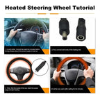 Rayhong Universal Car Quick-heating Heated Steering Wheel Cover, 38cm