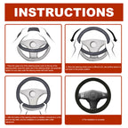 Rayhong Universal Car Quick-heating Heated Steering Wheel Cover, 38cm