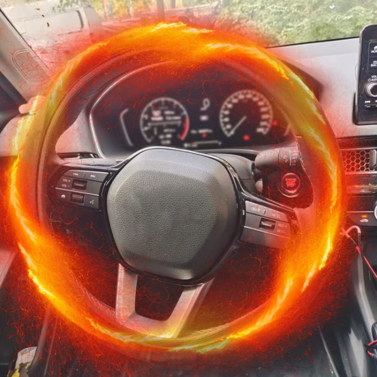 Rayhong Universal Car Quick-heating Heated Steering Wheel Cover, 38cm