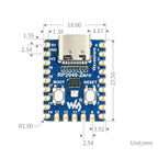 Waveshare Pico-Like MCU Board Based On Raspberry Pi RP2040, Zero, Zero-M