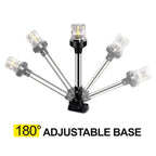 LED Adjustable Yacht Anchor Light All-around Taillight, 6 inch, 12 inch