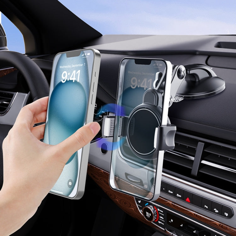 Central Control Instrument Panel Car Navigation Universal Phone Holder, X24-6 Clip Suction Cup