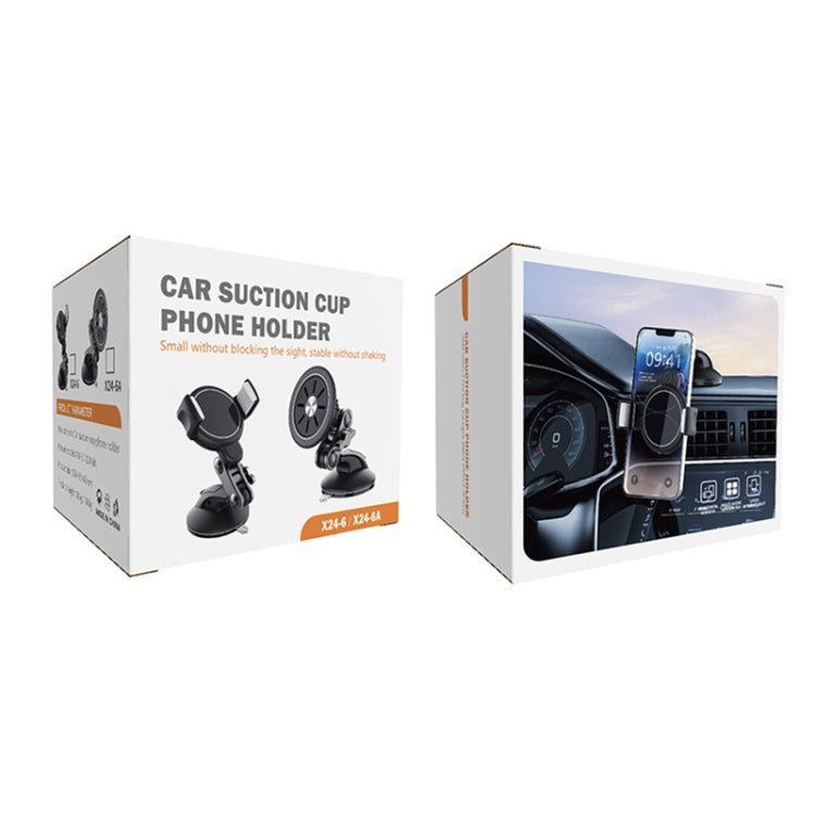 Central Control Instrument Panel Car Navigation Universal Phone Holder, X24-6 Clip Suction Cup