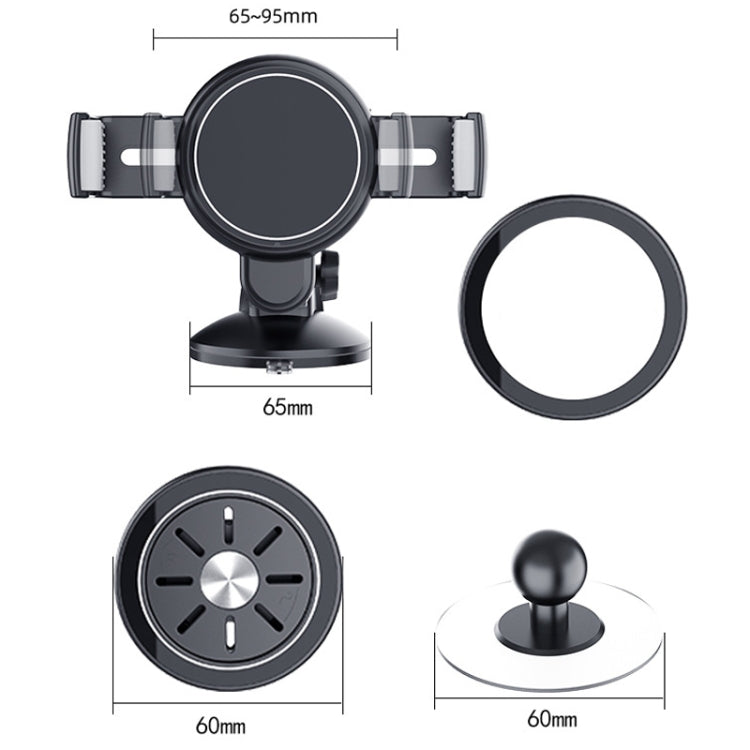 Central Control Instrument Panel Car Navigation Universal Phone Holder, X24-6 Clip Suction Cup