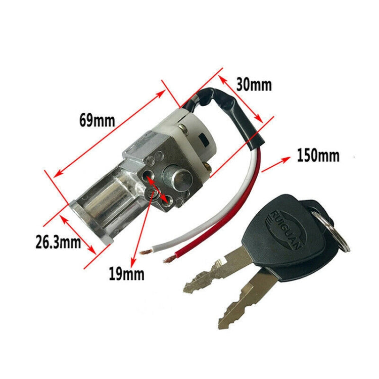 For Silverfish/Qianhe Electric Vicycle Lithium Battery Box Lock
