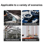 Car Universal Folding Telescopic Inspection Mirror Underbody Inspection Endoscope, Oval