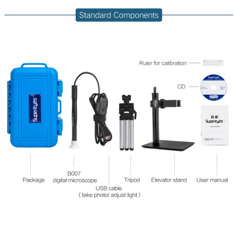 Supereyes 500x HD USB Circuit Board Repair Electron Microscope