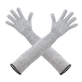 1pair Extended Anti-Cut Sleeve Gloves HPPE Anti-Scratch Arm Guard Anti-Bite Labour Gloves, 20cm Gray, 30cm Gray, 35cm Gray, 40cm Gray, 45cm Gray, 50cm Gray, 55cm Gray