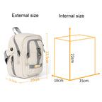 Cwatcun D155 Shoulder Casual Microslr Camera Storage Bag Lightweight Digital Photography Bag, D155
