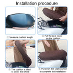 Electrical Bike Warm Breathable Non-Slip Cushion Cover, Small, Medium, Large