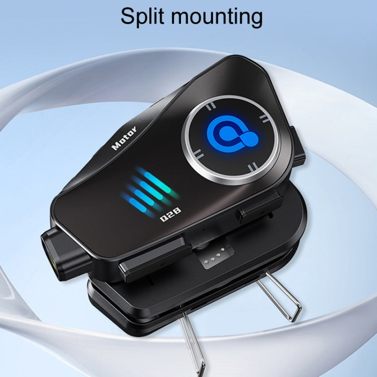 KUQIBAO Q28 Motorcycle Riding Helmet Bluetooth-compatible Headset Recorder, Soft Microphone, Hard Microphone, 2 In 1 Microphone