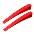 2pcs Car Dent Repair Tool Door Support Clip Door Bump Leveling Screwdriver, Red, Green