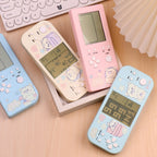 4.1 Inch Cartoon Big Screen Handheld Electronic Game Machine Kids Game Console Toy, Vertical Pink, Vertical Beige, Vertical Blue, Horizontal Pink, Horizontal Beige, Horizontal Blue
