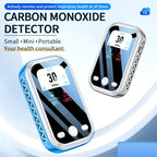 Portable Carbon Monoxide Detector Outdoor Home Detection Alarm, D6 Gray, D6 Blue
