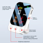 3 In 1 Multifunctional Portable Carbon Monoxide Detector