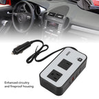 200W Car Inverter Vehicle Plug Power Converter, US Plug