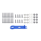 57pcs /Set RV Yacht Solar Panel Z-Shaped Aluminum Alloy Bracket, 57pcs /Set