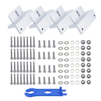 113pcs /Set RV Yacht Solar Panel Z-Shaped Aluminum Alloy Bracket, 113pcs /Set