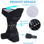 Knee Joint Sports Booster Knee Climbing Protection Support Gear Fitness Knee Pads, Single, 1pair