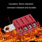 4-way RV Yacht Ignition Protection Battery Terminal Fuse Block, One, Two, Three