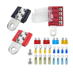 4-way RV Yacht Flame Retardant Waterproof Battery Terminal Fuse Block, One, Two