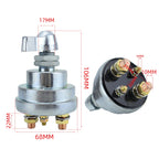 200A 12V RV Yacht High Current Battery Disconnect Power Switch, One, Two With Accessories
