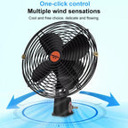 Engineering Car Excavator Strong Cooling High Power Fan, 6 Inch 12V, 6 Inch 24V, 8 Inch 12V, 8 Inch 24V