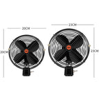 Engineering Car Excavator Strong Cooling High Power Fan, 6 Inch 12V, 6 Inch 24V, 8 Inch 12V, 8 Inch 24V