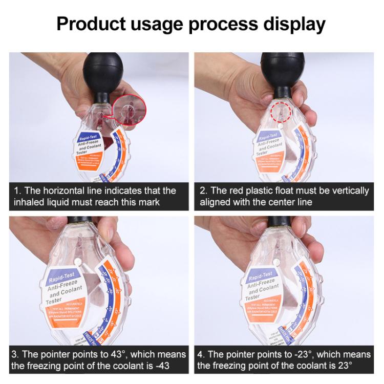 Automobile Suction Type Battery Electrolyte Hydrometer