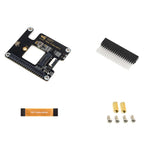 Waveshare For Raspberry Pi 5 PCIe To M.2 Adapter, NVMe Protocol M.2 SSD, Basic Kit, Basic Kit + 128GB, Basic Kit + 256GB