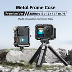 AMagisn Upgrade Ver Metal Rabbit Cage For GoPro HERO13 Black / HERO12 Black / HERO11 Black / HERO10 Black / HERO9 Black, AP10