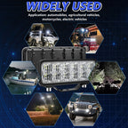 14W 9-30V 6 Inch Long Waterproof Car Work Headlight With Wire Set
