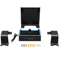 For XBOX Series S Wall Mounted Cooling RGB Multi-function Base With Fan and Hook, Wall Mounted Rack