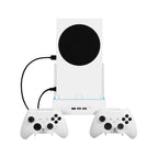 For XBOX Series S Wall Mounted Cooling RGB Multi-function Base With Fan and Hook, Wall Mounted Rack