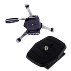 Tripod Head Quick Release Plate For WeiFeng WT3730 3750 3770 / YUNTENG 590 600 668 688 690 / Sony D680 D580 VCT-50AV, 4.3cm, 3.5cm