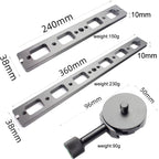 Double Camera Bracket Arca Swiss Quick Release Plate, Movable Base, PU240, PU360