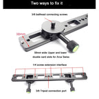 Double Camera Bracket Arca Swiss Quick Release Plate, Movable Base, PU240, PU360